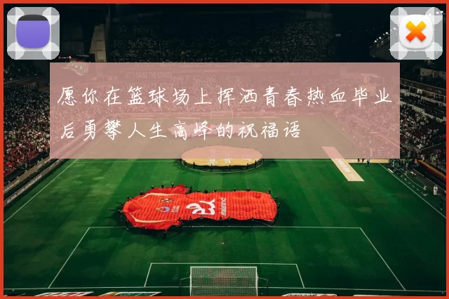 愿你在篮球场上挥洒青春热血毕业后勇攀人生高峰的祝福语